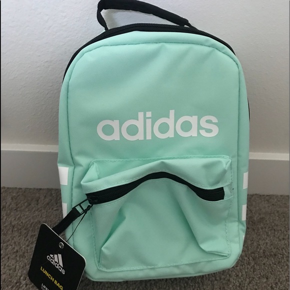 light blue adidas lunch box